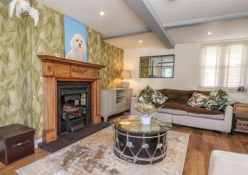 The living area at Gardeners Cottage, Lytham St. Annes