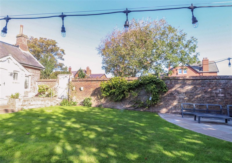 This is the garden at Gardeners Cottage, Lytham St. Annes