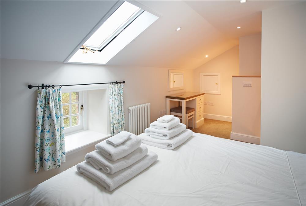 Bedroom with 4’6 double bed (photo 4) at Gardeners Cottage, Netherby Hall, Longtown