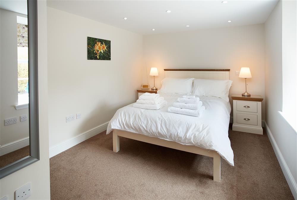 Bedroom with 4’6 double bed at Gardeners Cottage, Netherby Hall, Longtown