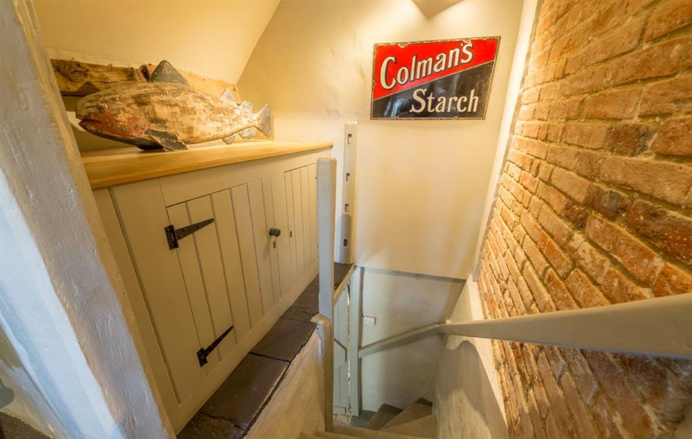 Both bedrooms are accessed by their own staircases  at Gardeners Cottage (Suffolk), Thornham Magna