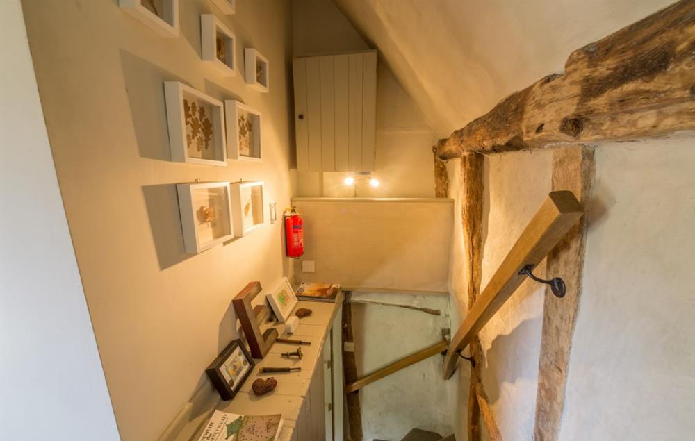 Internal stairs to first floor at Gardeners Cottage (Suffolk), Thornham Magna