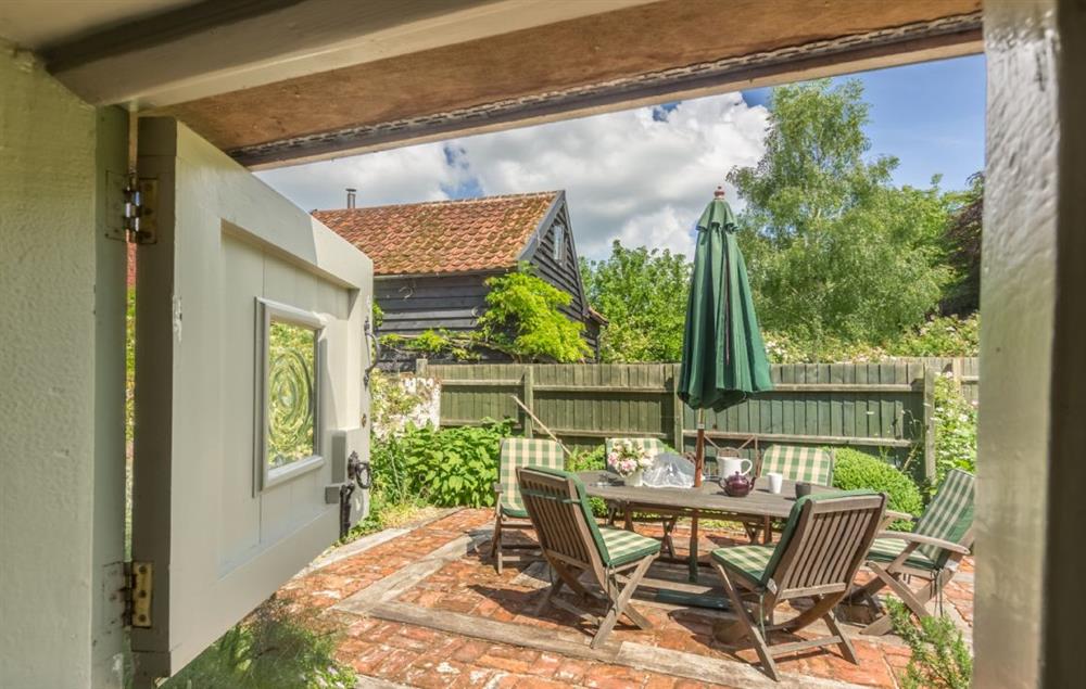 View from the kitchen of the garden  at Gardeners Cottage (Suffolk), Thornham Magna