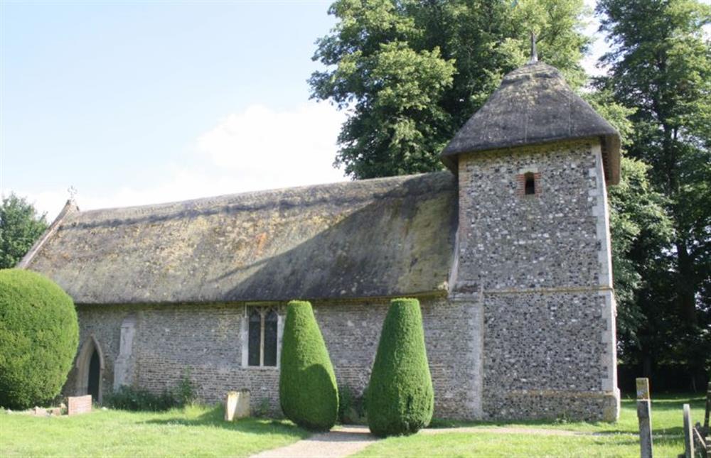 Church at Gardeners Cottage, Thornham Magna near Eye