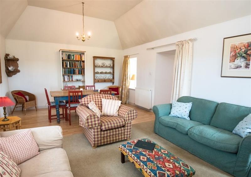 This is the living room at Gardeners Cottage, Urquhart near Elgin