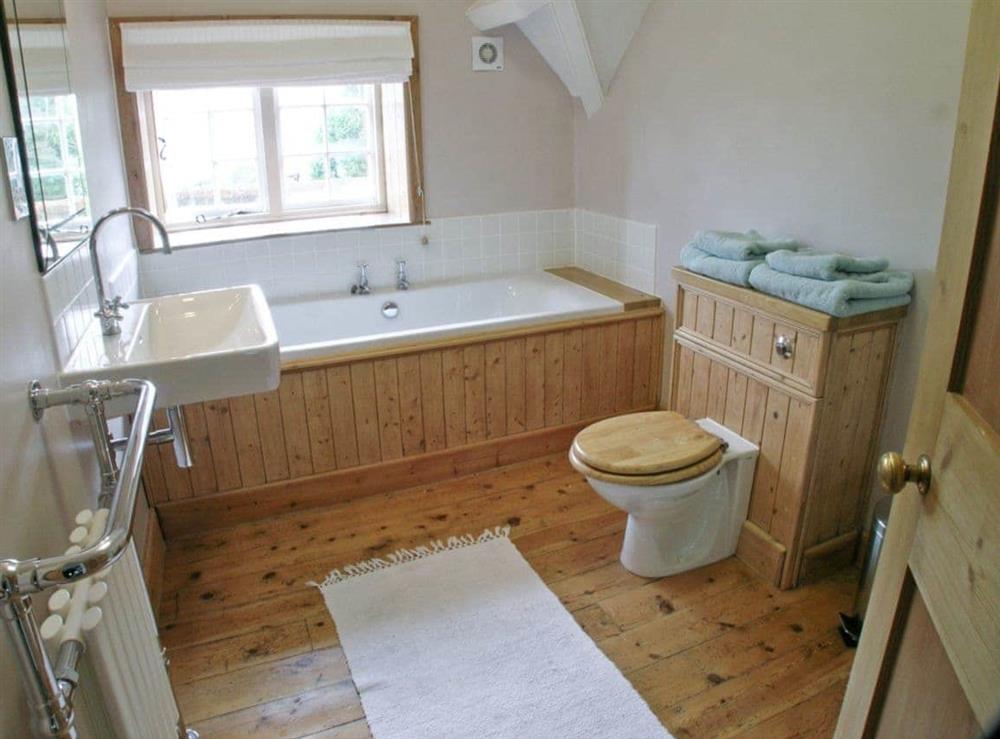 Bathroom at Gardeners Cottage in Watermillock, near Ullswater, Cumbria