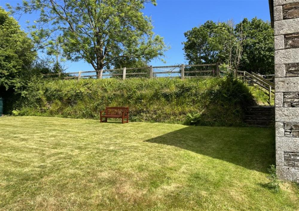 Ample outdoor space continued at Gare Barn in Veryan