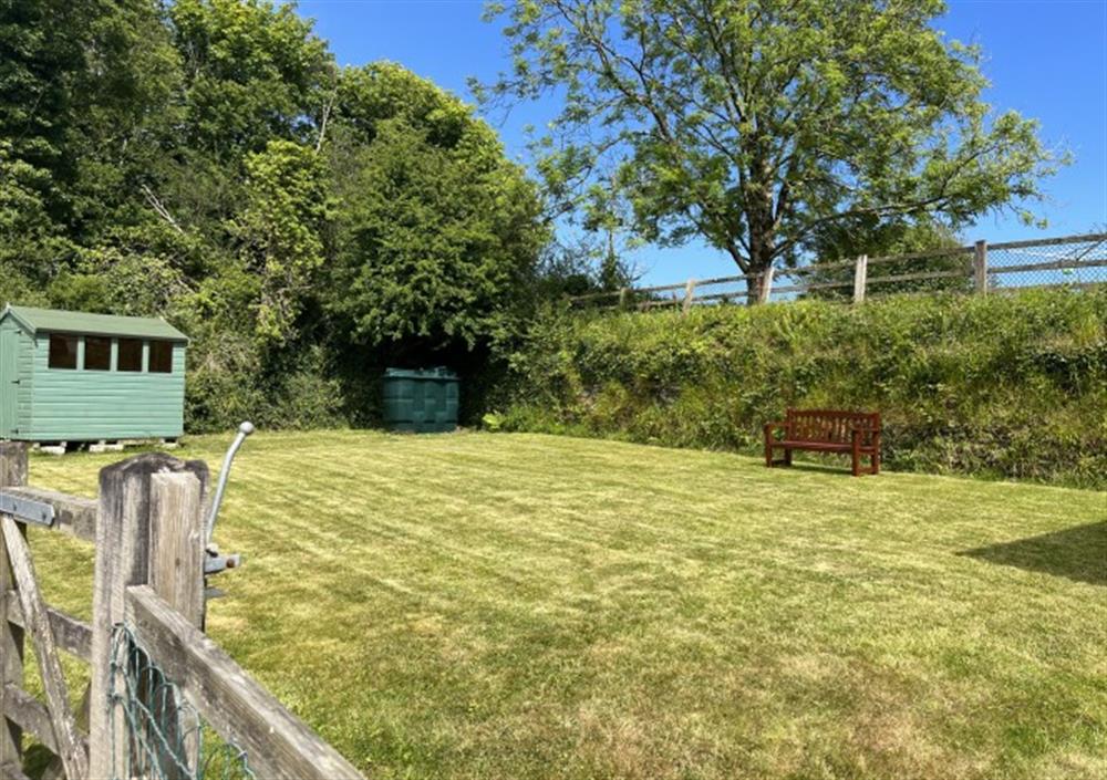 Ample outdoor space at Gare Barn in Veryan