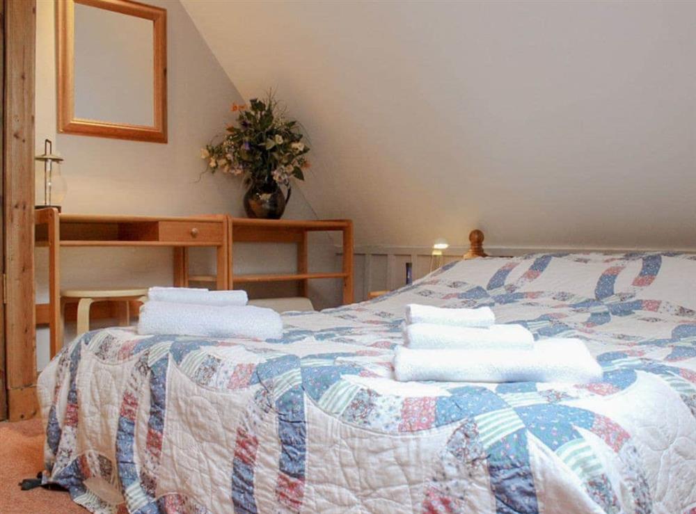 Comfortable double bedroom at Gareside Lodge in Shandon, Nr Loch Lomond., Dumbartonshire