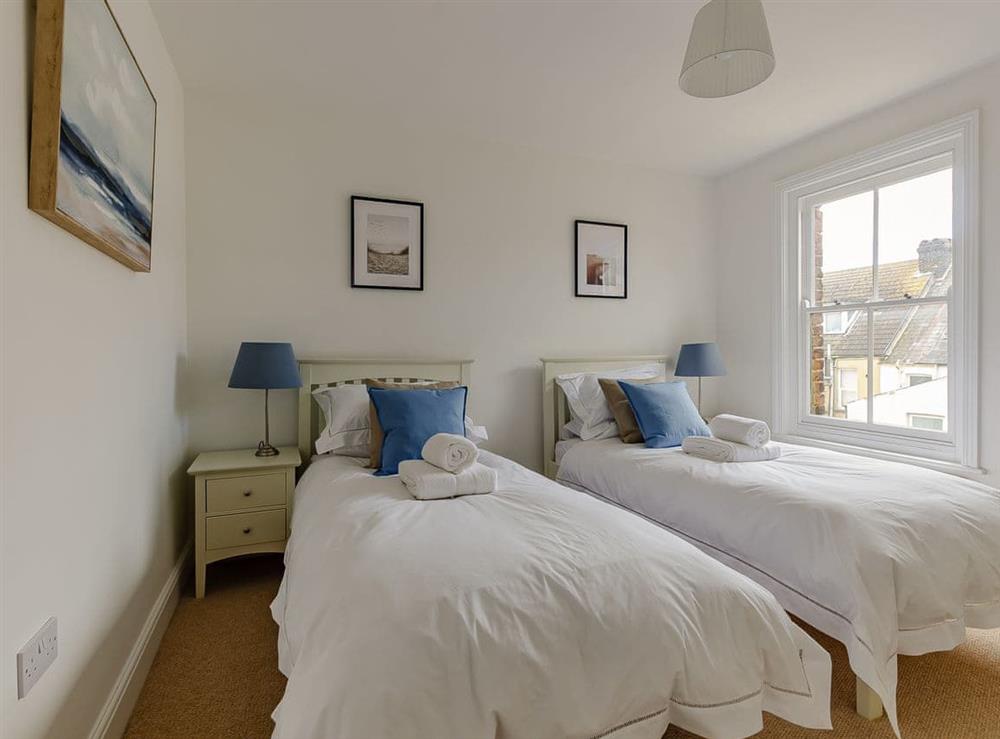 Twin bedroom at Garfield House in Margate, Kent