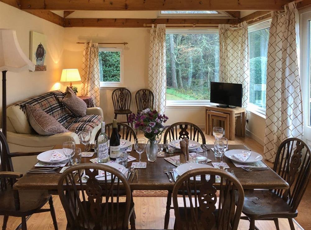 Dining Area at Garrique Cottage in By Kippen, near Stirling, Stirlingshire