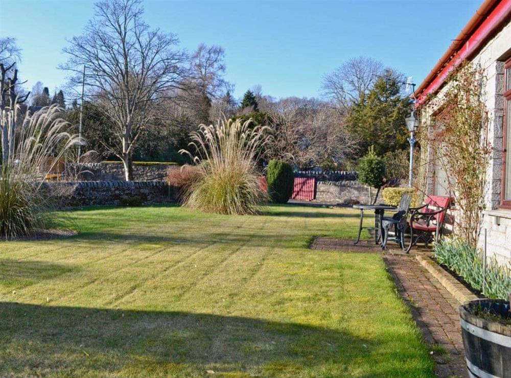 Garden at Garry Cottage in Pitlochry, Perthshire