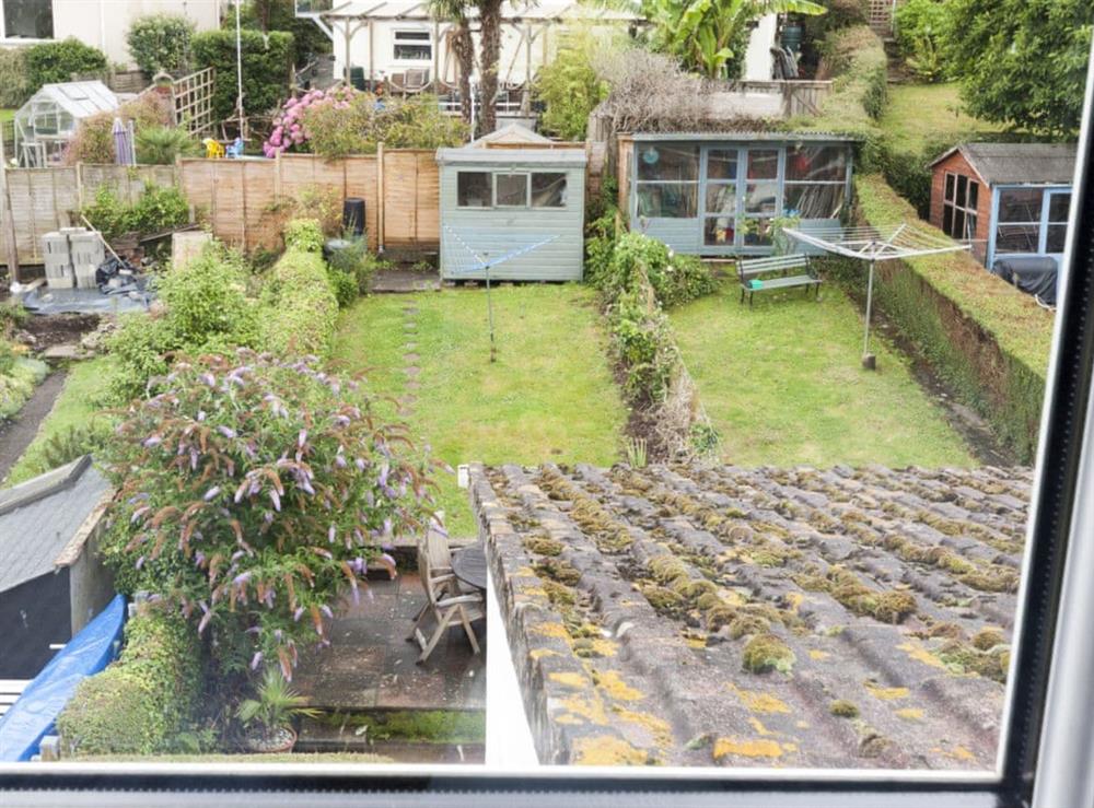 Garden with terrace and garden furniture at Garston in Shadycombe/Coronation, Devon