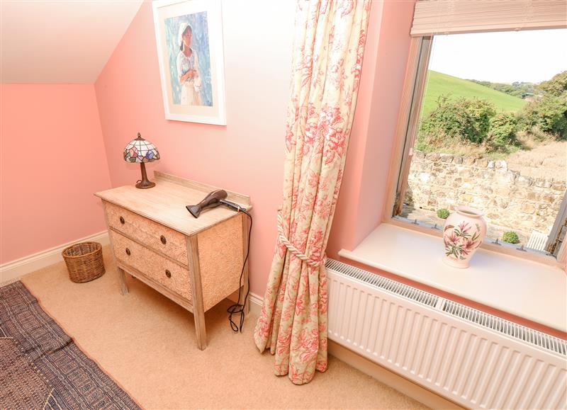 One of the bedrooms at Garstons Barn, Gatcombe near Newport