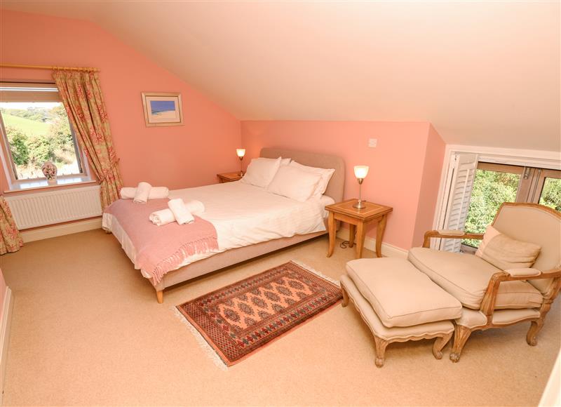 This is a bedroom at Garstons Barn, Gatcombe near Newport