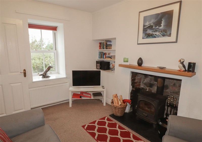 Enjoy the living room at Garth Cottage, St Davids