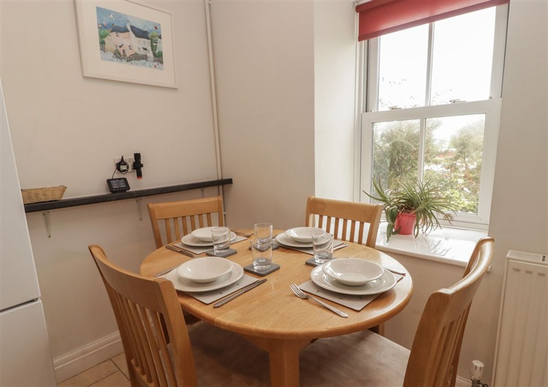 This is the dining room at Garth Cottage, St Davids