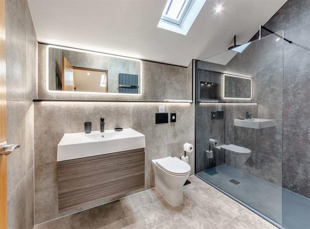 Shower room at Castlesteads, 