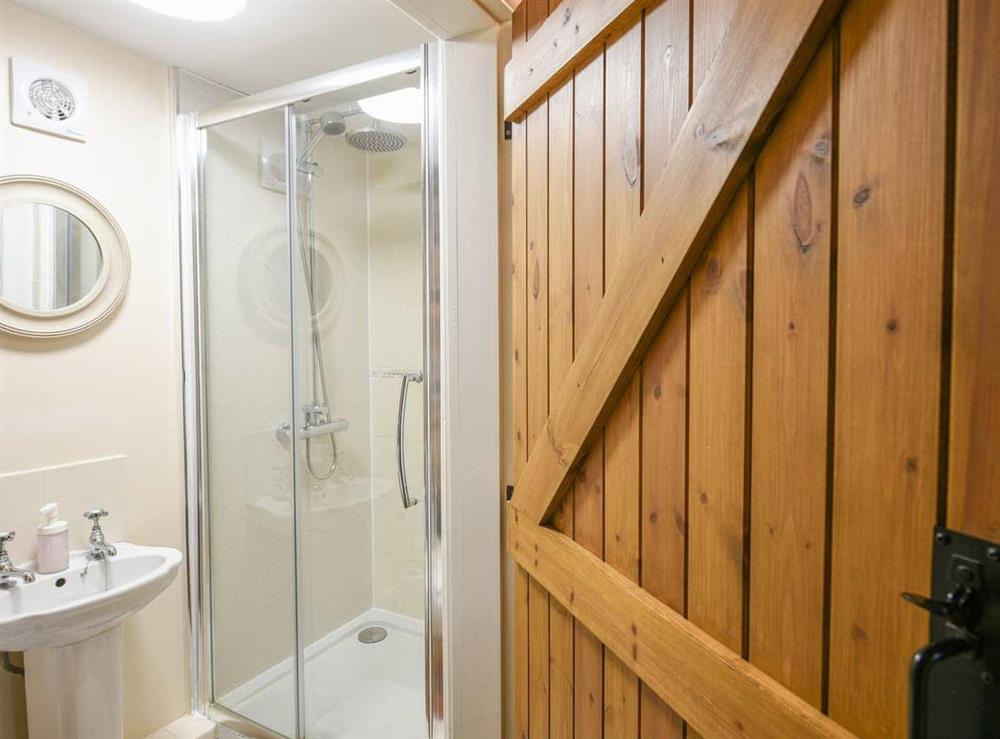 Shower room at Garth Ucha in Llanyblodwel, Shropshire