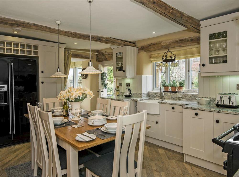 Impressive kitchen/dining room with  Rayburn cooker (photo 2) at Garth View in Bolton, near Appleby, Cumbria, England