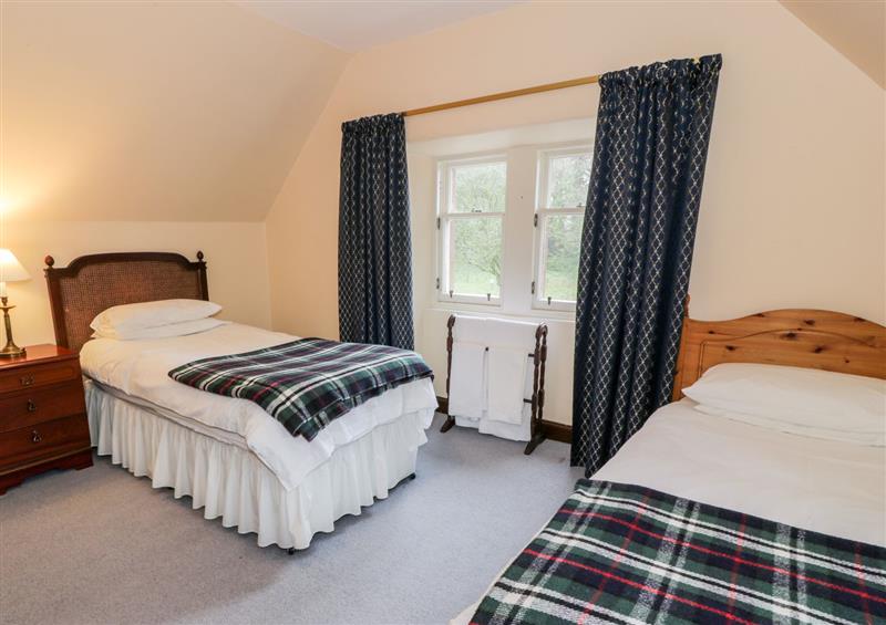 One of the bedrooms at Gate Lodge, Castle Douglas