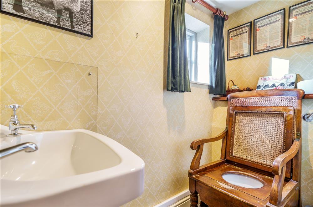 The ground floor cloakroom, with an original Thunderbox loo (photo 2) at Gate Street Farm House, Bramley, Guildford