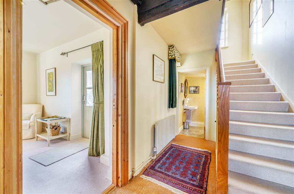 The stairs leading to the first floor at Gate Street Farm House, Bramley, Guildford