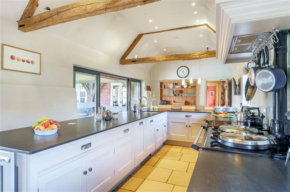 The well-equipped kitchen at Gate Street Farmhouse (photo 2) at Gate Street Farm House, Bramley, Guildford