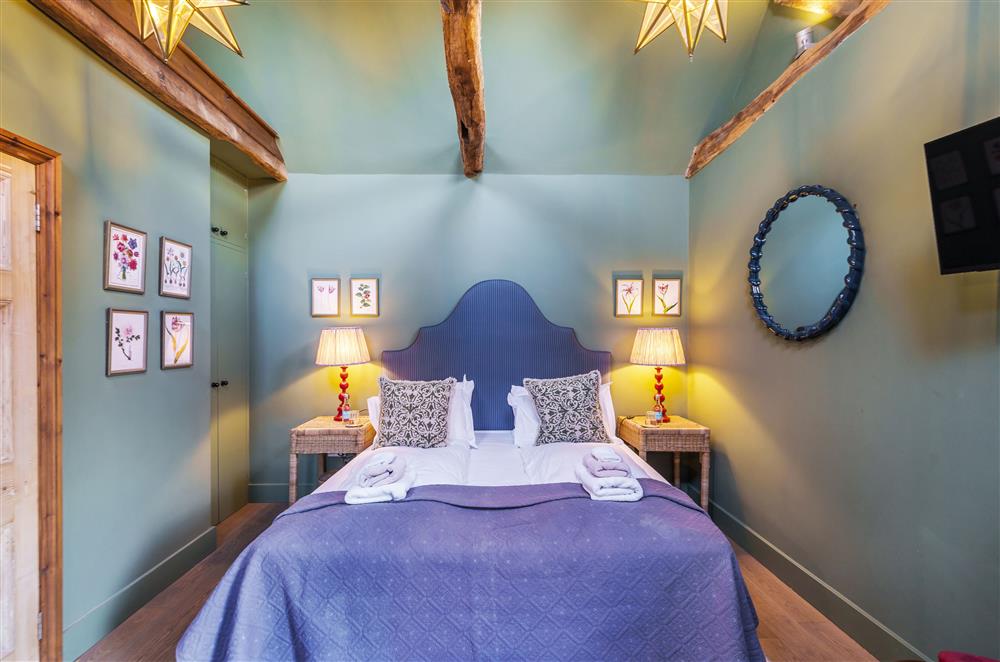 The Hayloft, with stylish furnishings and luxury bedding