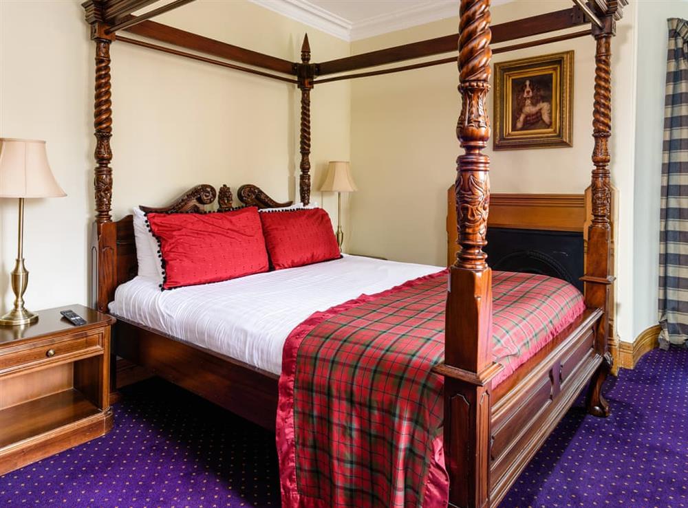 Double bedroom at Gatehouse Lodge in Pitlochry, Perthshire