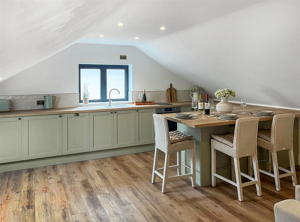 Kitchen/diner at Gatherley Loft in Brompton On Swale, near Richmond, North Yorkshire