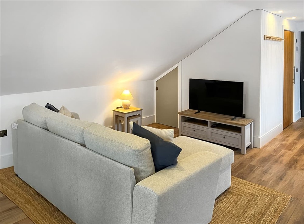 Living area at Gatherley Loft in Brompton On Swale, near Richmond, North Yorkshire