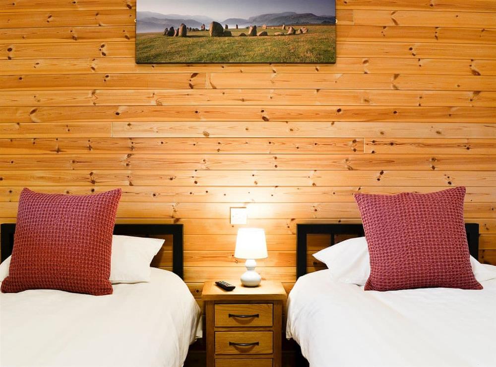 Well appointed twin bedroom at Blake Fell Lodge, 