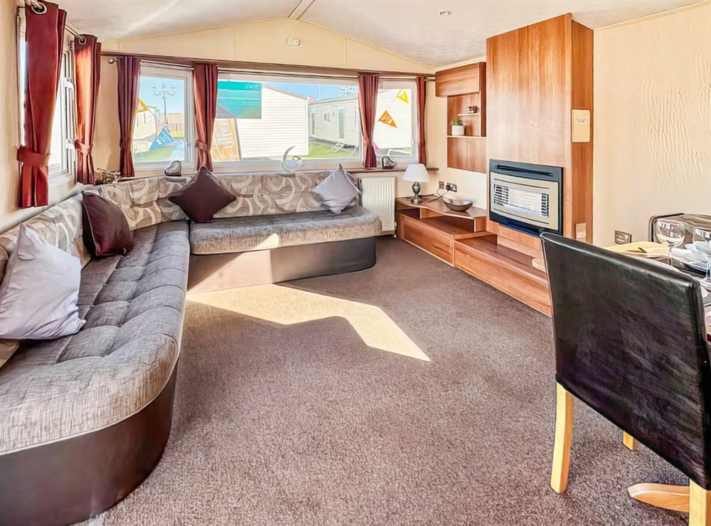 Open plan living space at Gaz in Prestatyn, Denbighshire
