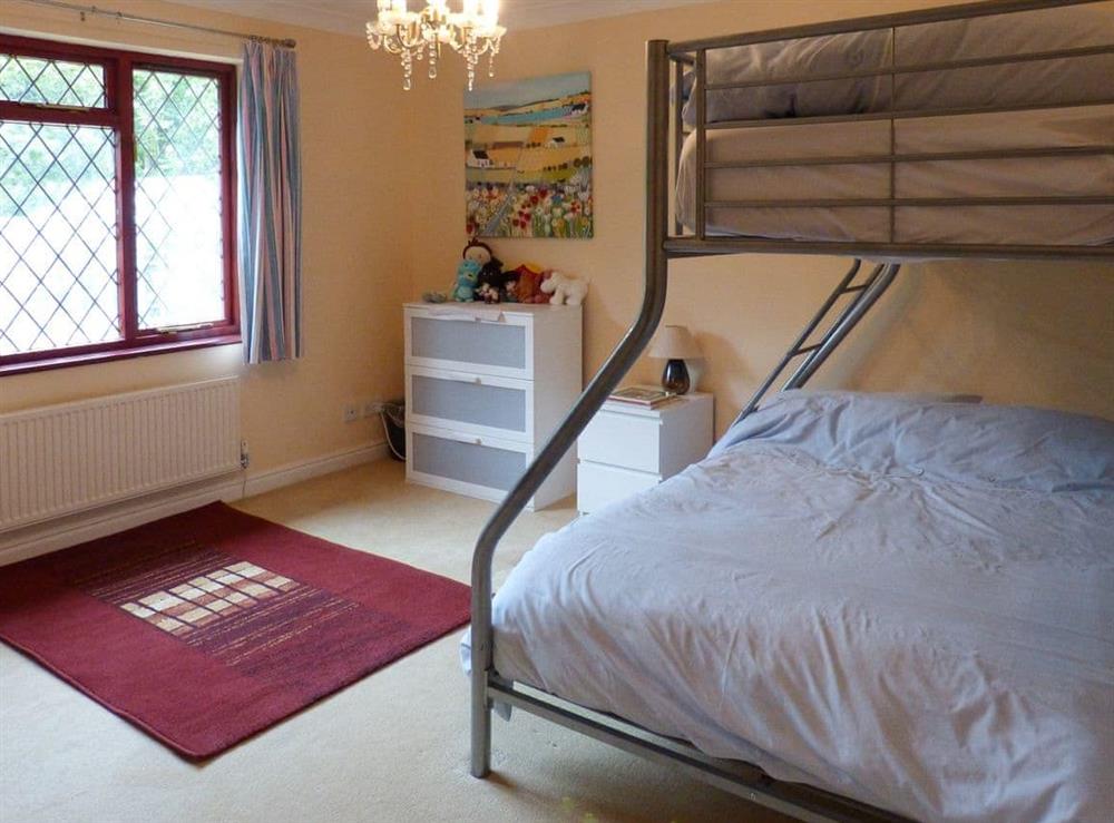 Comfortable bunk bedroom at Gearys in Totland Bay, near Freshwater, Isle of Wight