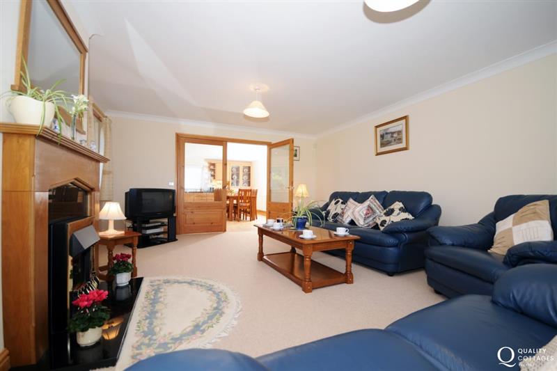 Lounge at Gelli Gron 4 bed, Criccieth
