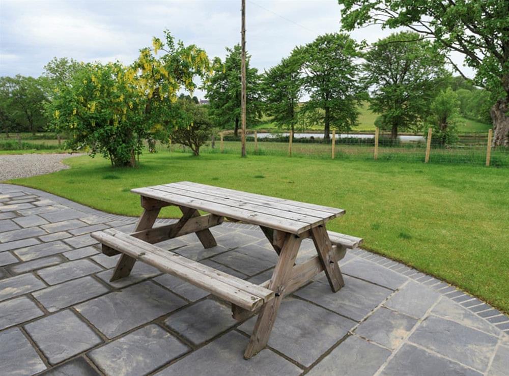 Sitting-out-area at Gelli-Hir in Tregaron, Ceredigion, Dyfed