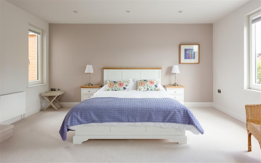 One of the 3 bedrooms at Genoa Cottage in Lymington