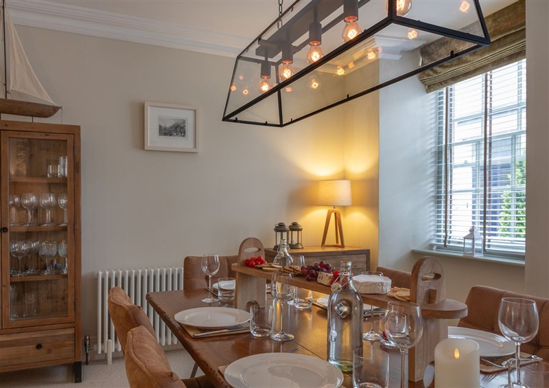 Dining room at George House, Dartmouth