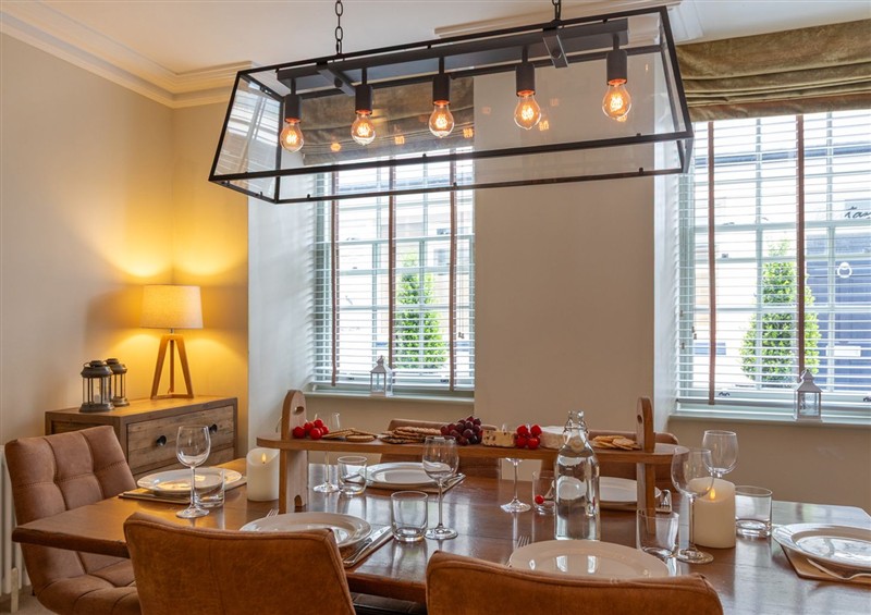 The dining area at George House, Dartmouth