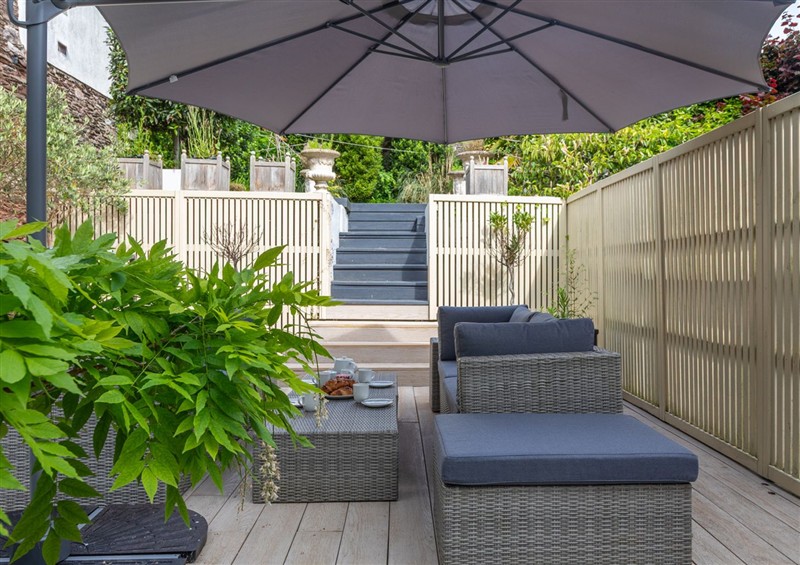 The garden at George House, Dartmouth