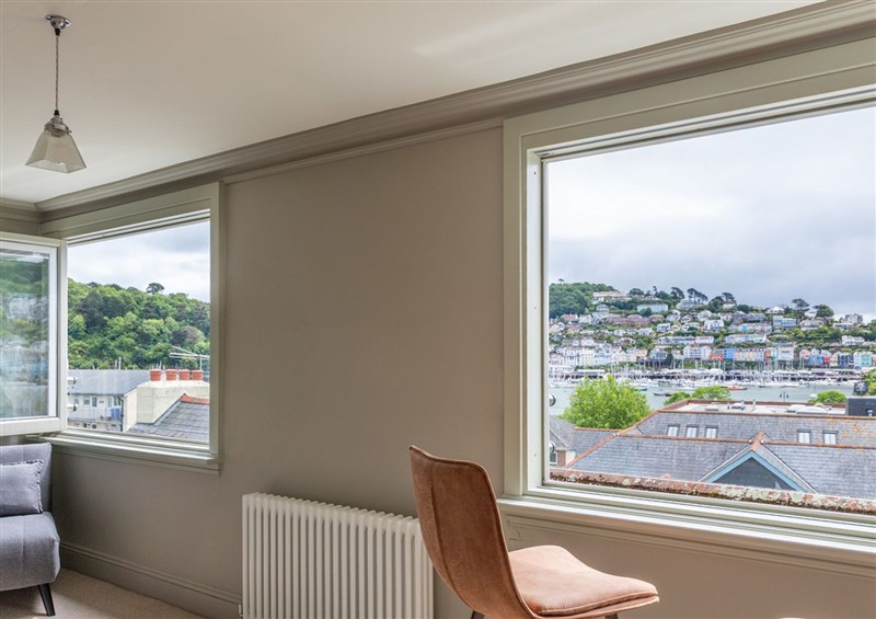 The living area at George House, Dartmouth