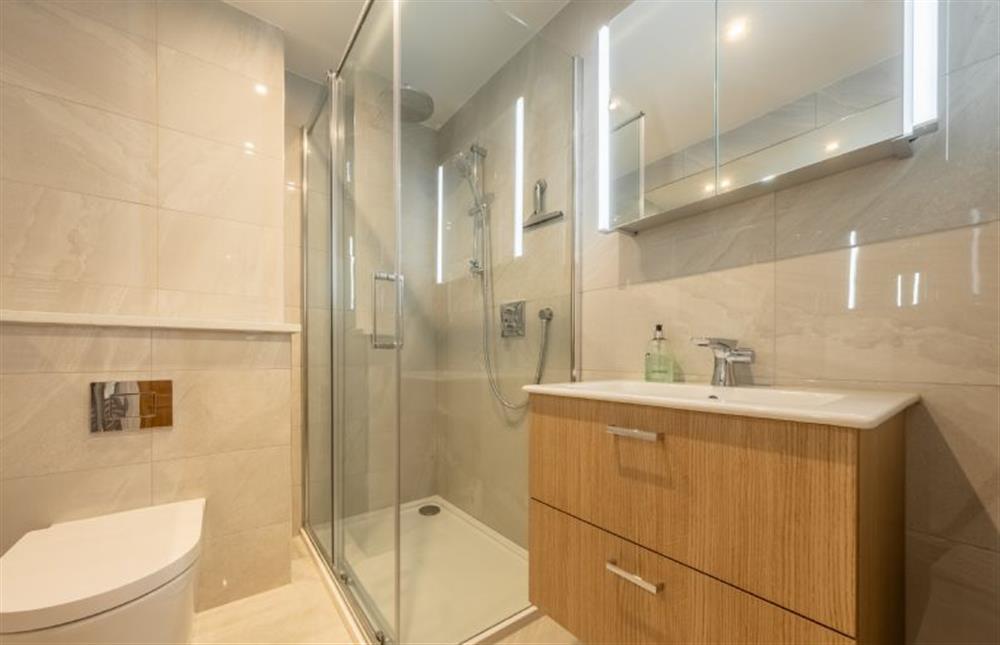 En-suite shower room to the master bedroom at George House, Docking near Kings Lynn