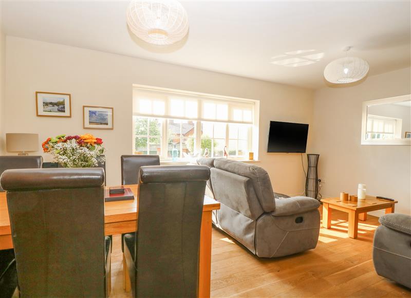 The living area at George House, Stalham