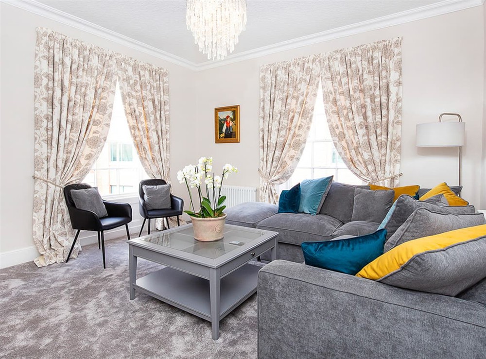 Living room at George Street Two in York, North Yorkshire