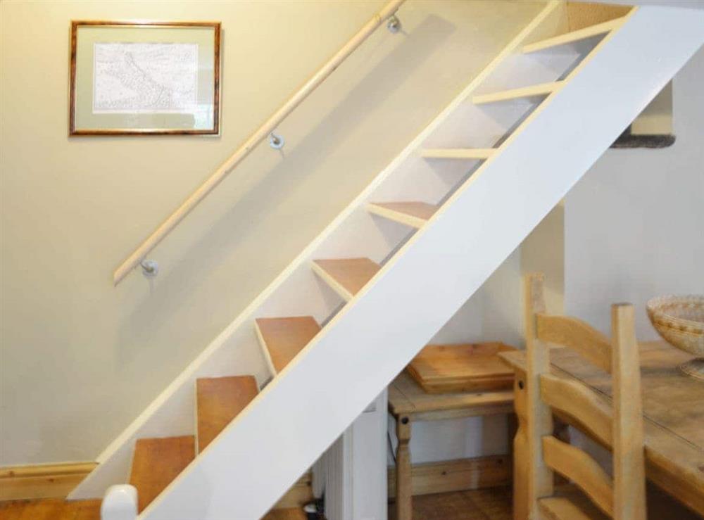 Stairs at Georges Cottage in Bucks Mills, near Clovelly, Devon
