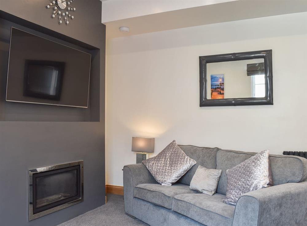 Living area at Georges View in Whitby, North Yorkshire