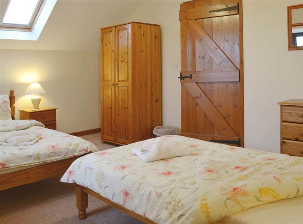 Twin bedroom at Ger-y-Llan in Nebo, Aberaeron, Ceredigion., Dyfed