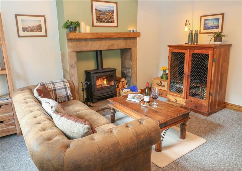The living area at Geraldene, Holmfirth