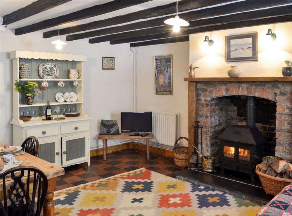 Large, spacious living/ dining room at Gerlan in Tregaron, Dyfed